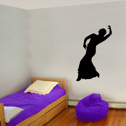 Image of Flamenco Dancers Wall Decal - Vinyl Decal - Car Decal - BA006