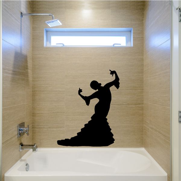 Image of Flamenco Dancers Wall Decal - Vinyl Decal - Car Decal - BA007