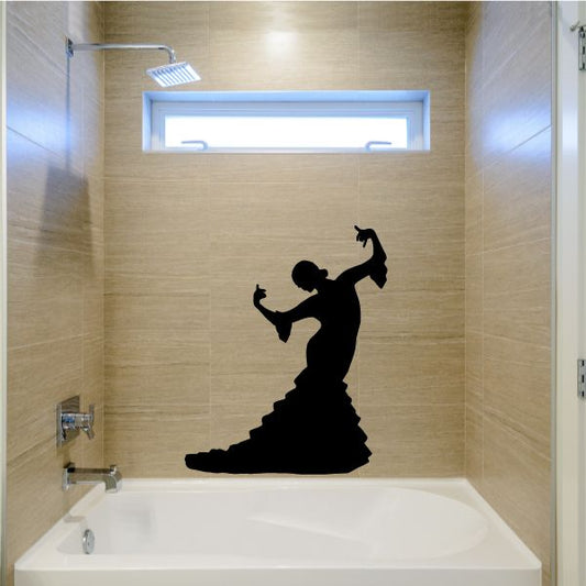 Image of Flamenco Dancers Wall Decal - Vinyl Decal - Car Decal - BA007