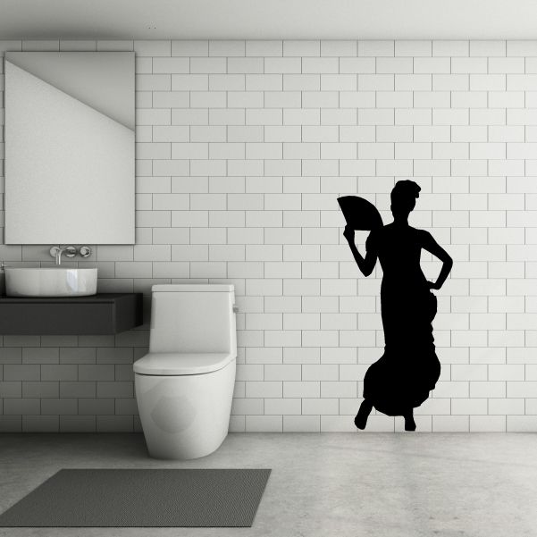 Image of Flamenco Dancers Wall Decal - Vinyl Decal - Car Decal - BA008