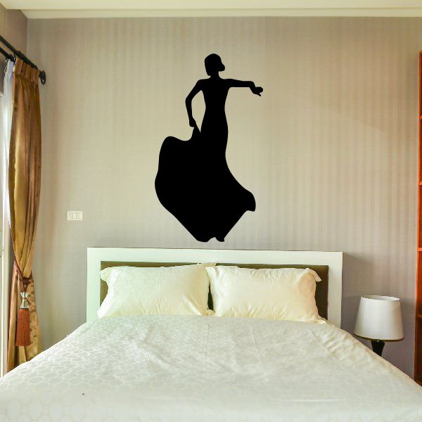 Image of Flamenco Dancers Wall Decal - Vinyl Decal - Car Decal - BA010