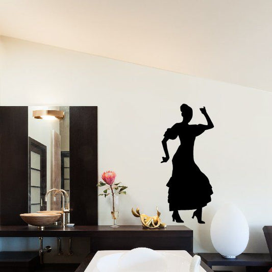 Image of Flamenco Dancers Wall Decal - Vinyl Decal - Car Decal - BA011