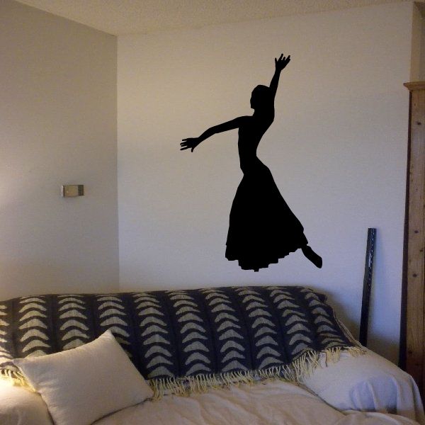 Image of Flamenco Dancers Wall Decal - Vinyl Decal - Car Decal - BA016