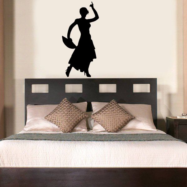 Image of Flamenco Dancers Wall Decal - Vinyl Decal - Car Decal - BA017