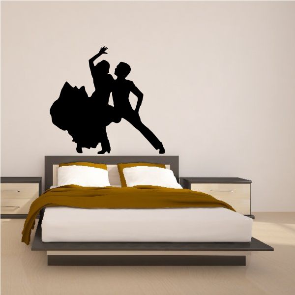 Image of Flamenco Dancers Wall Decal - Vinyl Decal - Car Decal - BA020