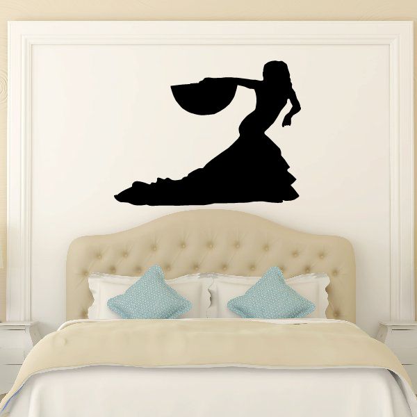 Image of Flamenco Dancers Wall Decal - Vinyl Decal - Car Decal - BA021