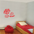 Image of Flaming Rose Decals