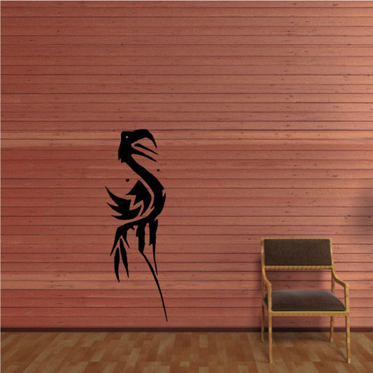 Image of Flamingo Squawking Decal