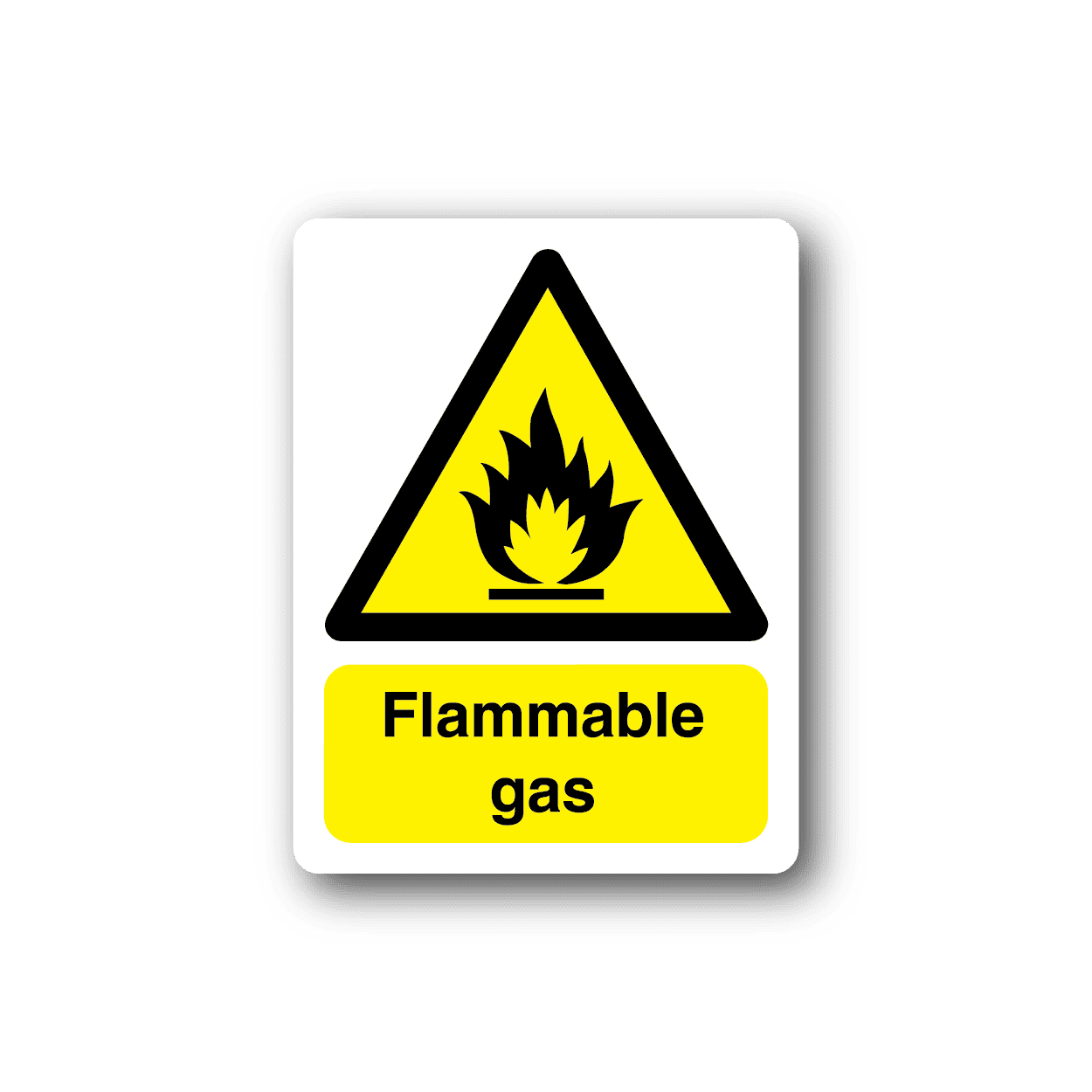 Image of Flammable Gas Sticker