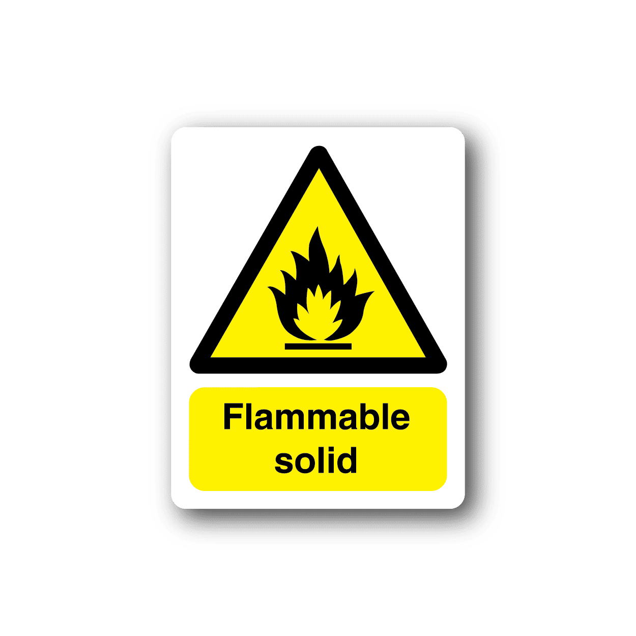 Image of Flammable Solid Sticker