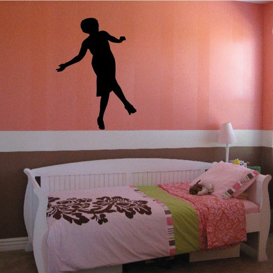 Image of Flapper Girl Wall Decal - Vinyl Decal - Car Decal - Vd002