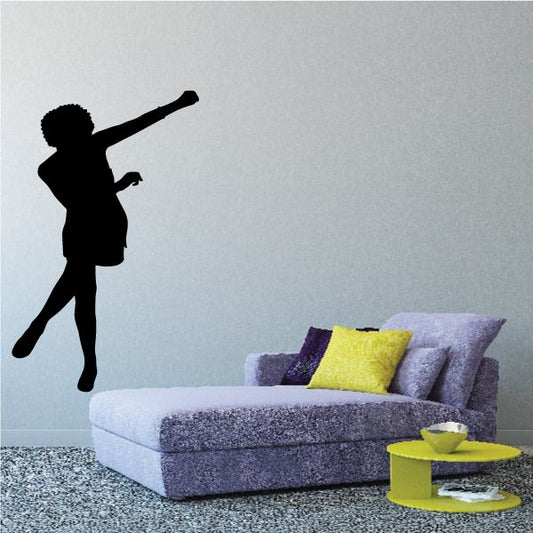 Image of Flapper Girl Wall Decal - Vinyl Decal - Car Decal - Vd005