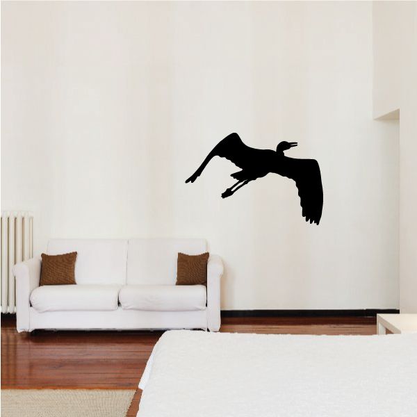 Image of Flapping Crane Decal