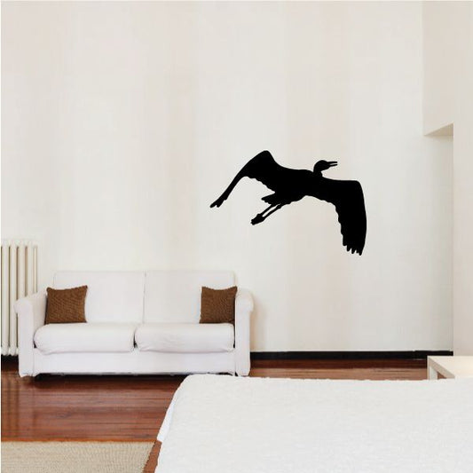 Image of Flapping Crane Decal