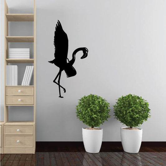 Image of Flapping Flamingo Decal