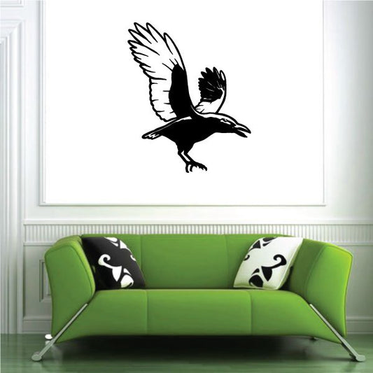 Image of Flapping Raven Decal