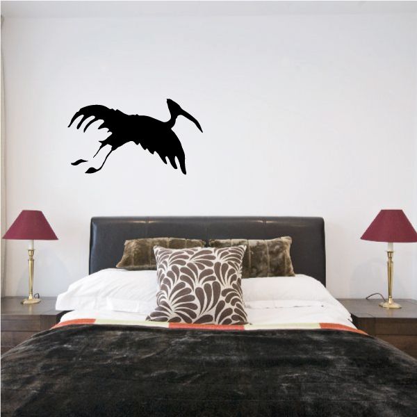 Image of Flapping Wings Stork Decal