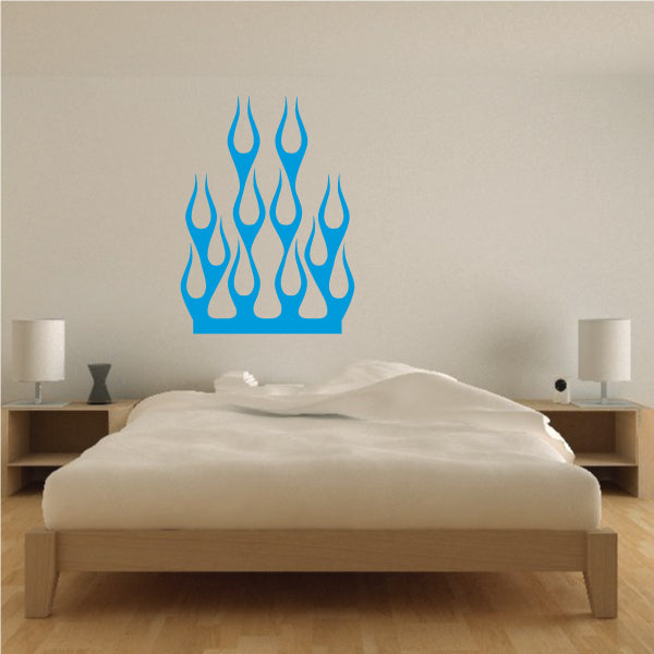 Image of Flat Edge Flame Decals