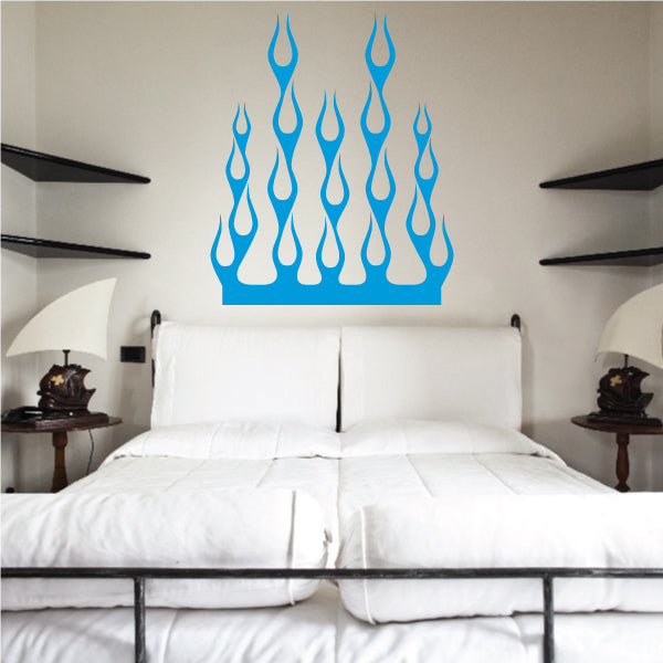 Image of Flat Edge Flame Decals