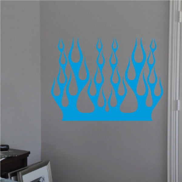 Image of Flat Edge Flame Decals