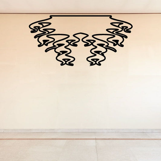 Image of Flat Top Ghost Flames Car Decal - Vinyl Decal - Wall Decal - CF629