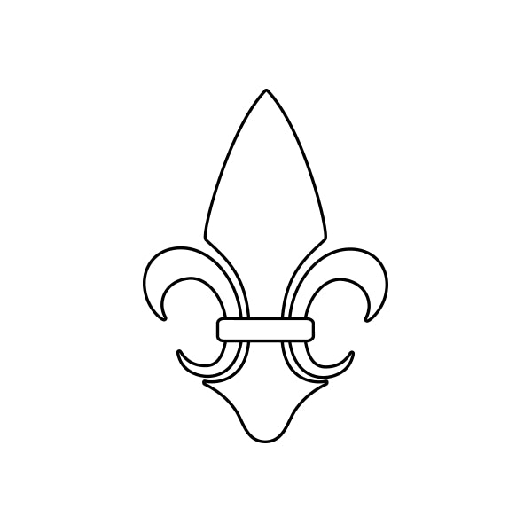 Image of Fleur de lis Decals