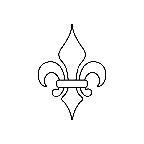 Image of Fleur de lis Decals