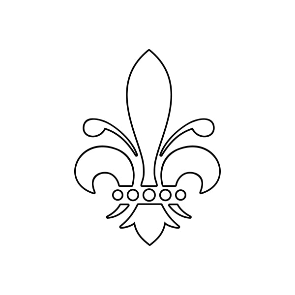 Image of Fleur de lis Decals