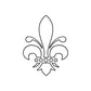 Image of Fleur de lis Decals