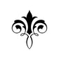 Image of Fleur de lis Decals