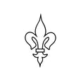 Image of Fleur de lis Decals