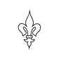 Image of Fleur de lis Decals