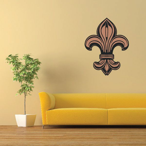 Image of Fleur Delis Wall Decal - Vinyl Car Sticker - Uscolor001