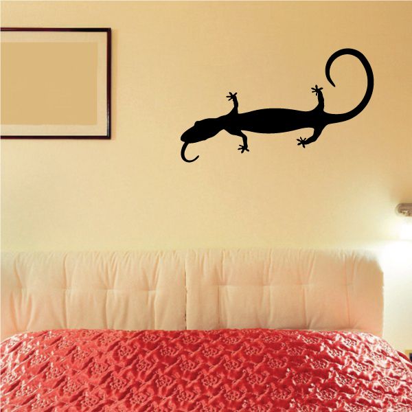 Image of Flicker Tongue Gecko Decal