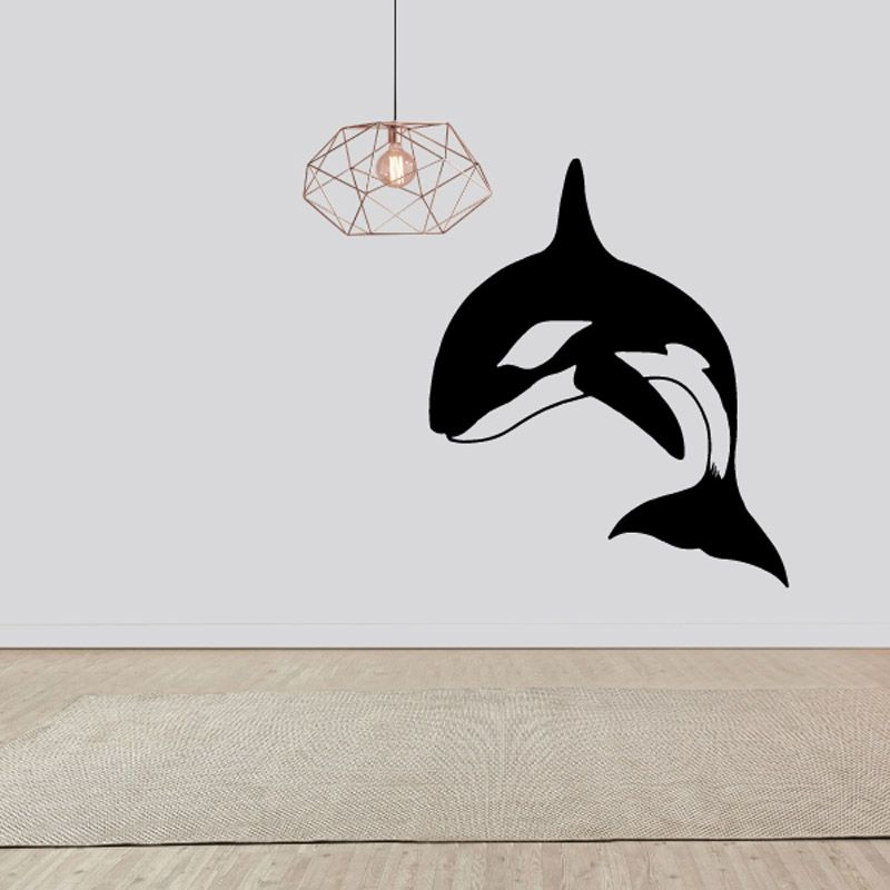 Image of Flipping Orca Whale Decal