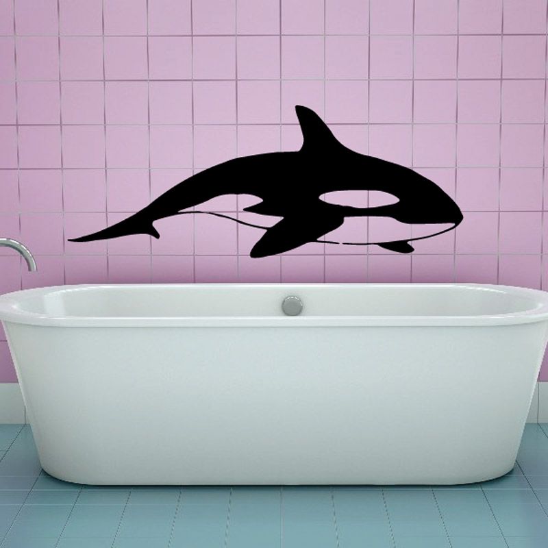 Image of Floating Killer Whale Decal