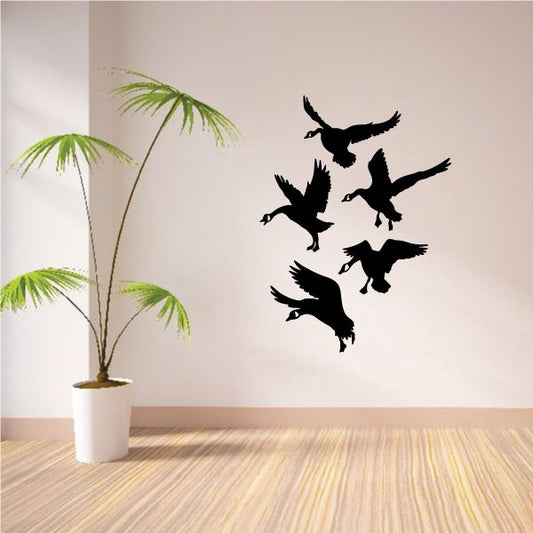 Image of Flock of Geese Landing Decal