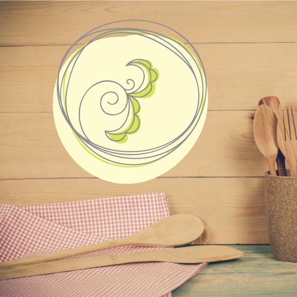 Image of Floral Doodle Wall Decal - Vinyl Decal - Car Decal - Idcolor005