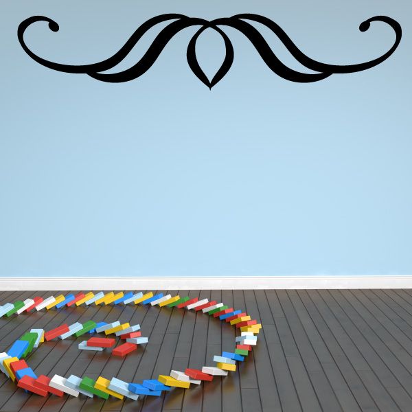 Colorful letter decal spelling LOVE with a looping arrangement