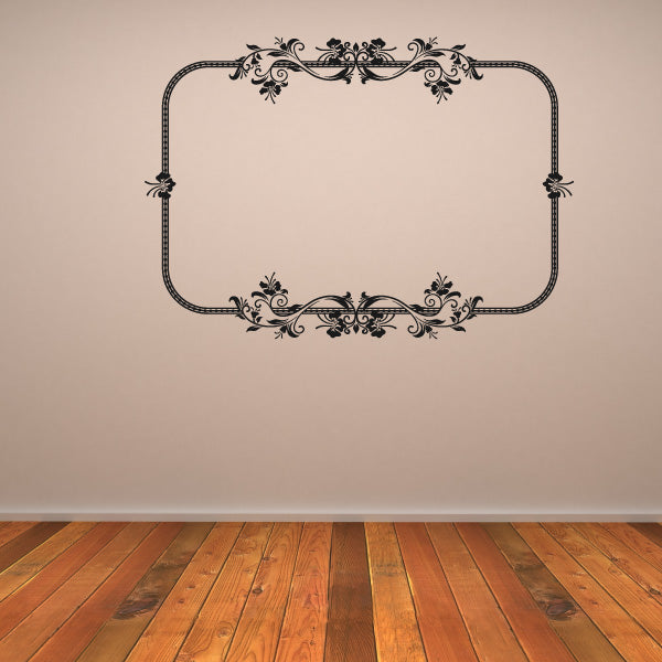 Image of Floral Frame Decals