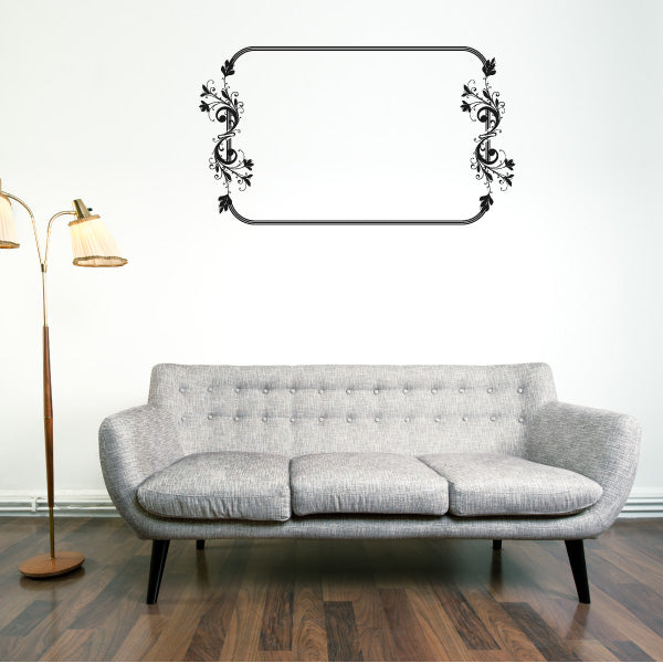 Image of Floral Frame Decals