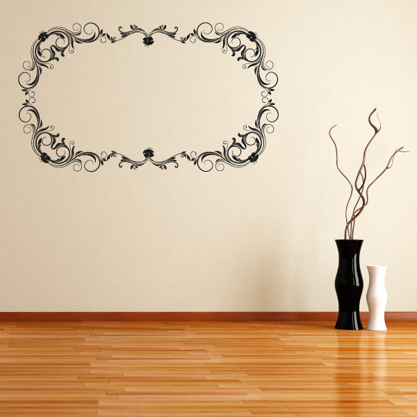 Image of Floral Frame Decals