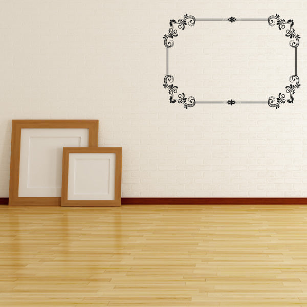 Image of Floral Frame Decals