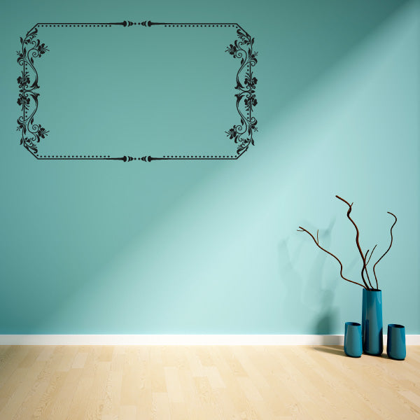 Image of Floral Frame Decals