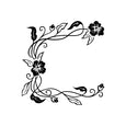 Image of Floral Frame Decals