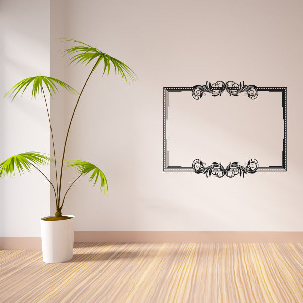 Image of Floral Frame Decals