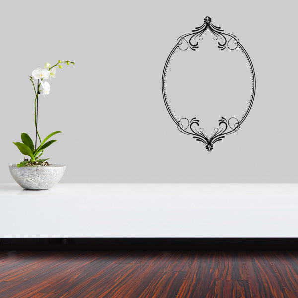 Image of Floral Frame Decals