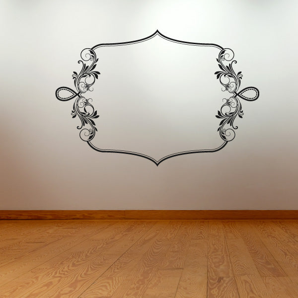 Image of Floral Frame Decals