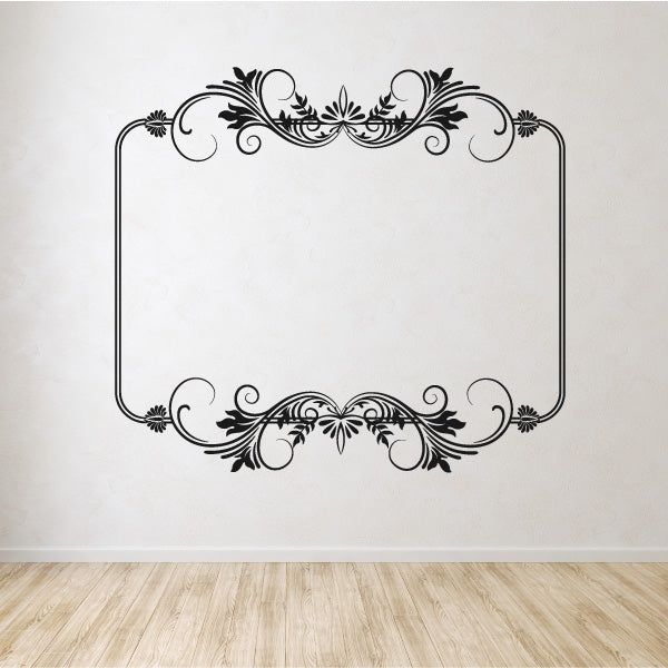 Image of Floral Frame Decals