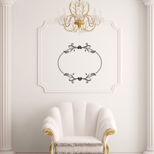 Image of Floral Frame Decals